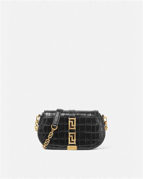 bague or versace femme|Versace croc shoulder bags.